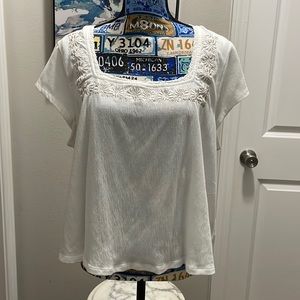 Torrid top, white, Sz 1